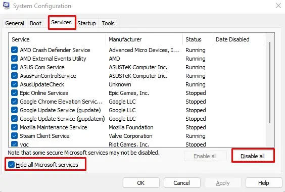 disable-microsoft-service