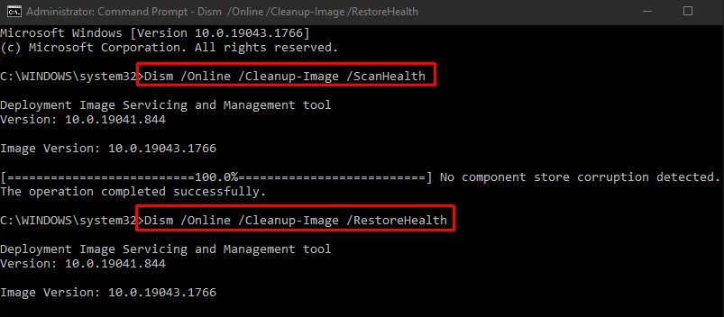 dism tool command
