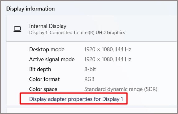 display-adaptar-properties