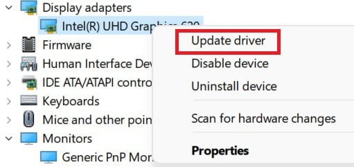 display-adapter-update-driver