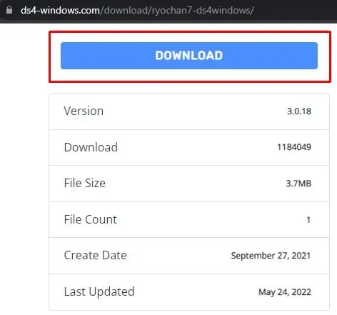 download-ds4-windows