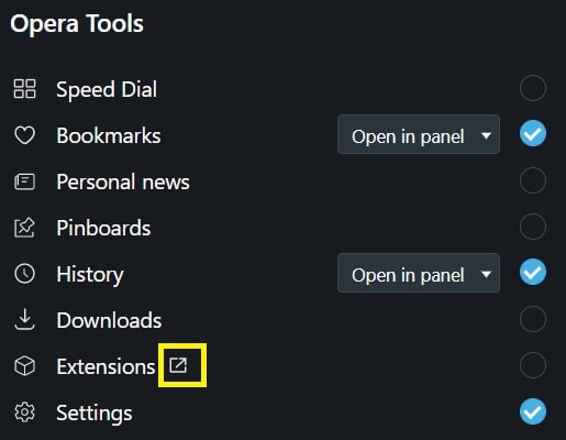 extensions-opera