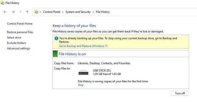 How To Backup Windows 11 To External Drive 13 file-history-restore-personal-files-select-drive-exclude-folders