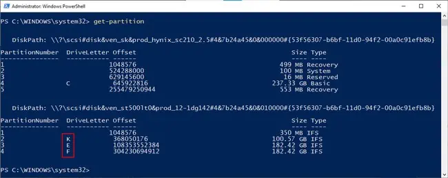 How To Change A Drive Letter On Windows 10 Or 11 8 get-partition