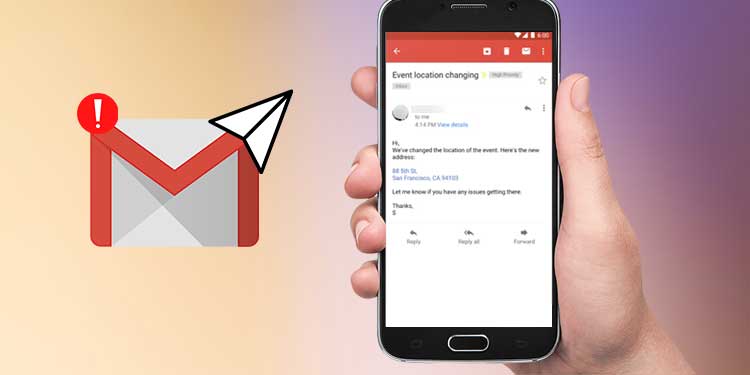 cannot send email from my gmail account