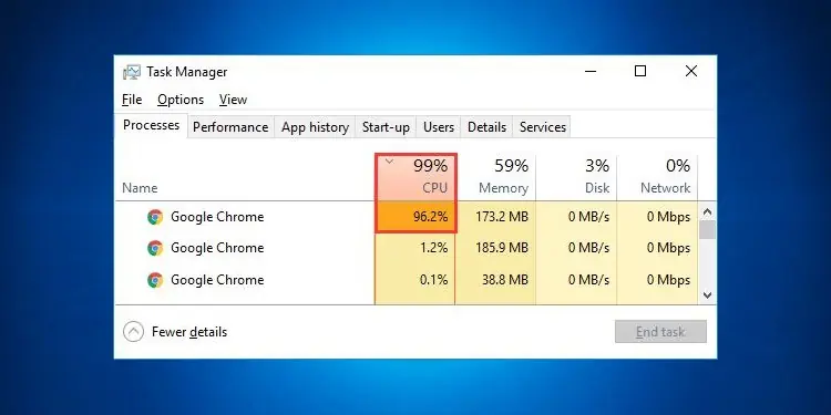 How to Fix Google Chrome High CPU Usage