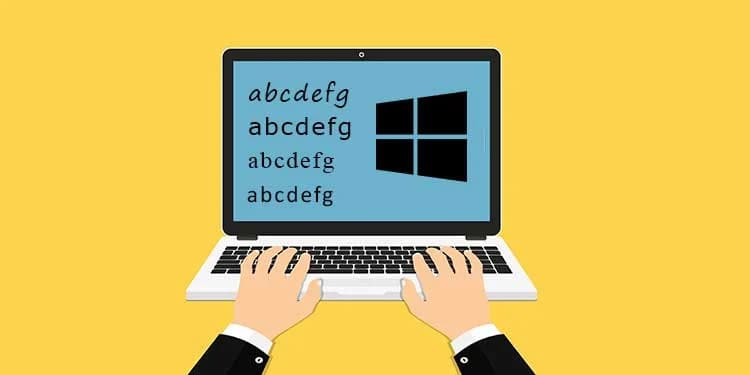 how to change font in windows 11