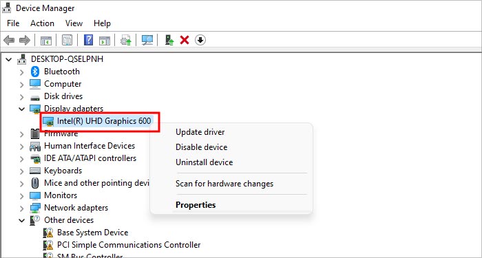 igpu in devicer manager