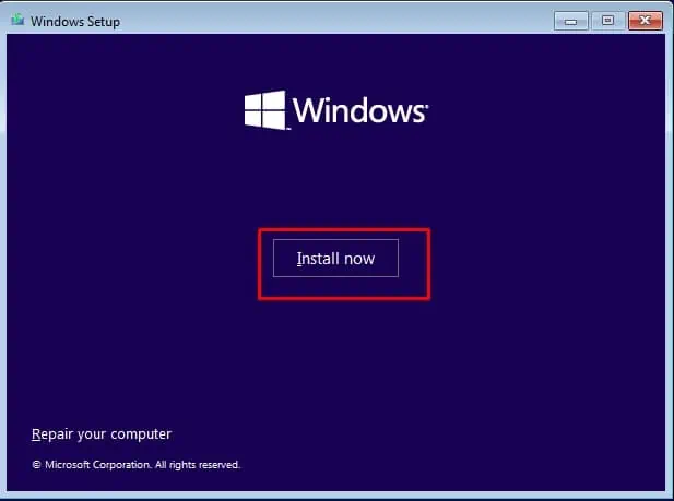 install-now-option-in-windows-setup