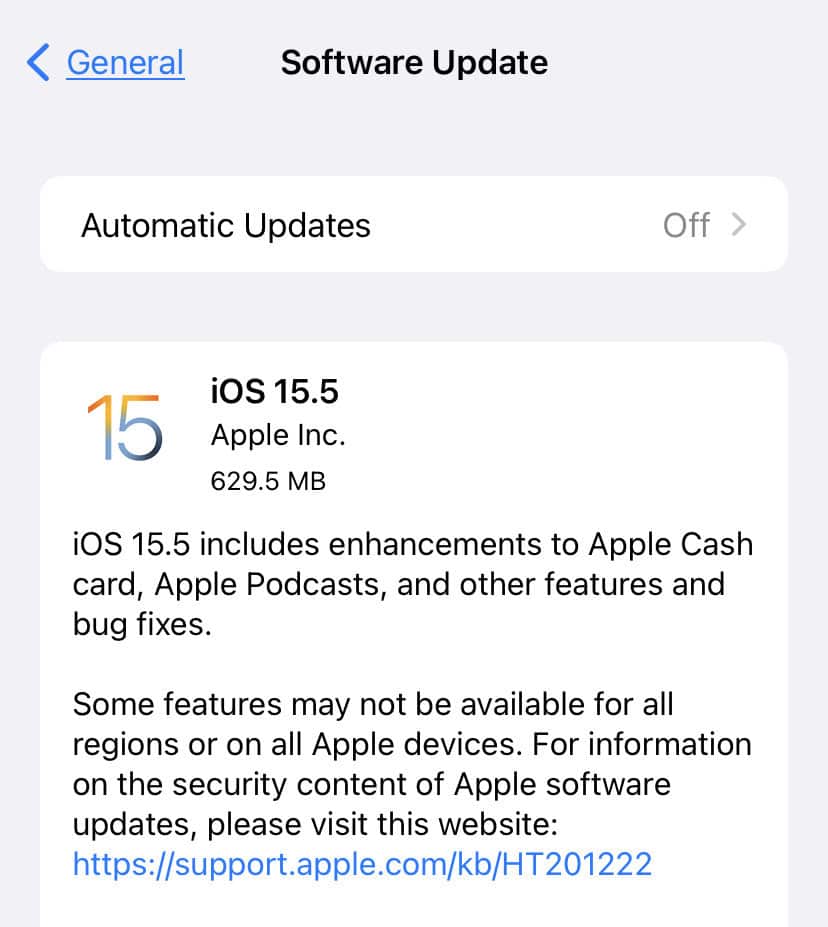 ios update