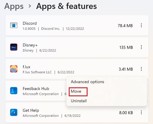 move-microsoft-app