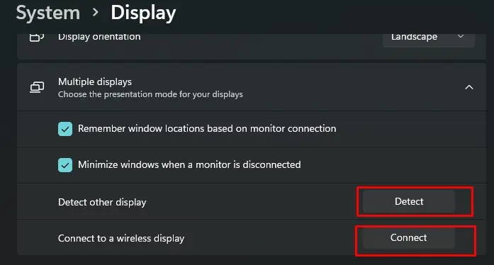 multiple-display-section-to-detect-monitors