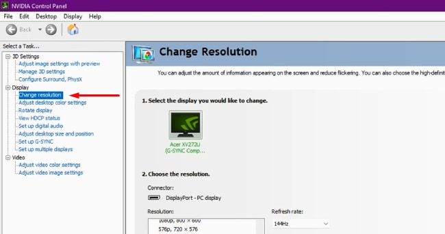 nvidia-control-panel-change-resolution