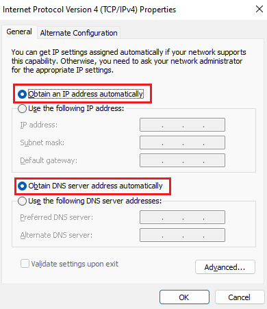 obtain-IP-automatically