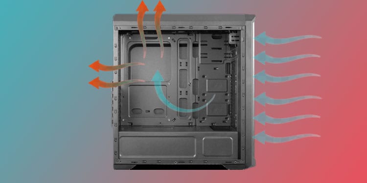 positive air pressure CPU case