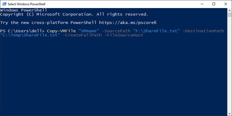 powershell transfer hyper v