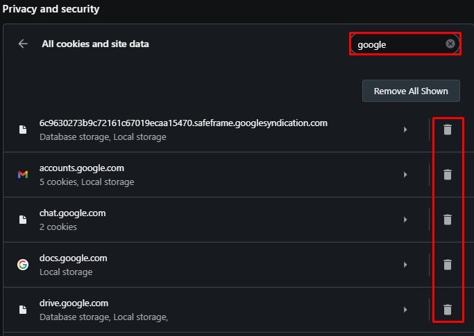 remove cookies on opera