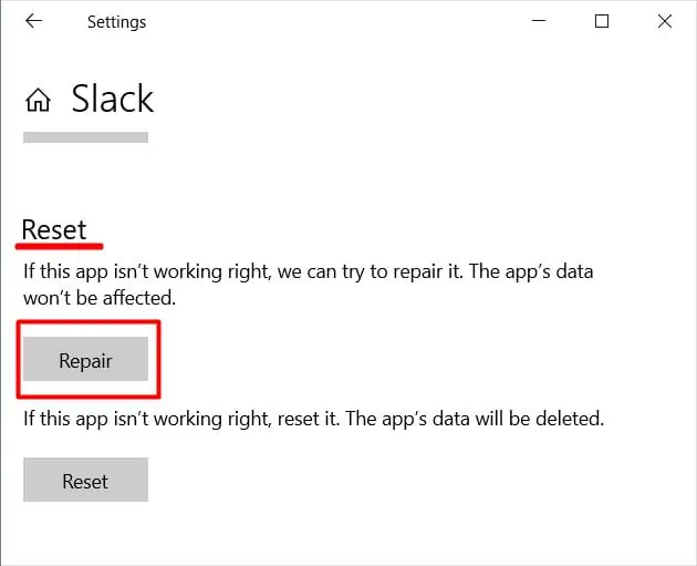 repair-slack