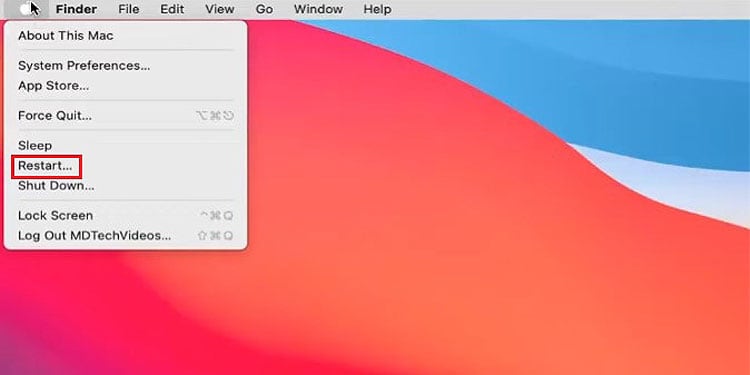 Macbook kernel_task Have High CPU? Here’s How to Fix It 2 Restart Computer