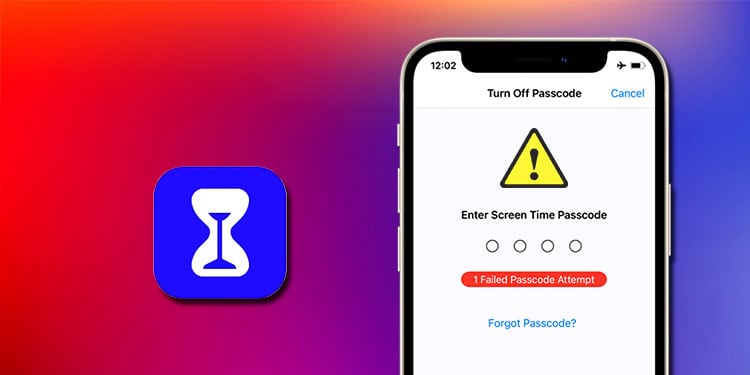 change screen time passcode not showing