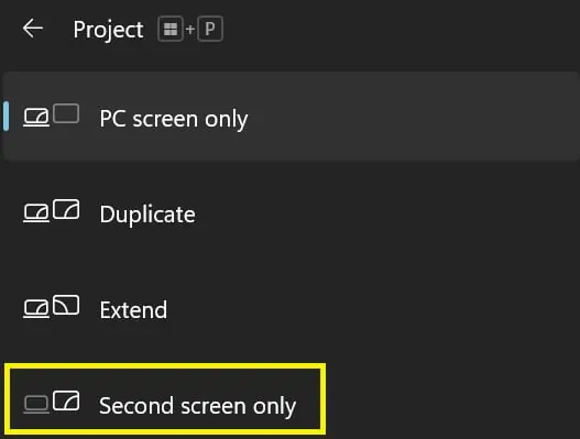 second-screen-only