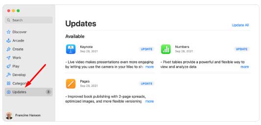 select-update-in-mac