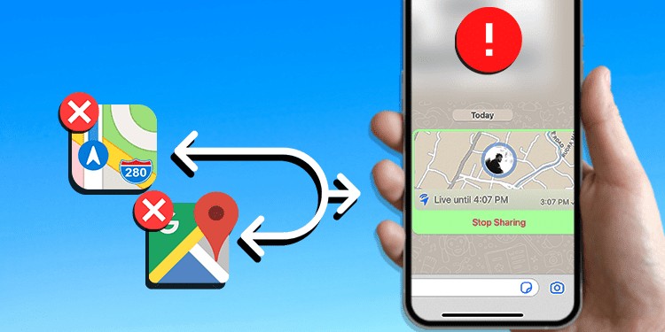 shared location not working