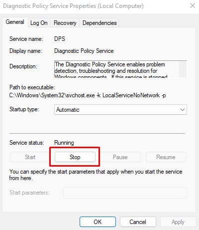 Solved  Diagnostic Policy Service High CPU Usage Error - 76