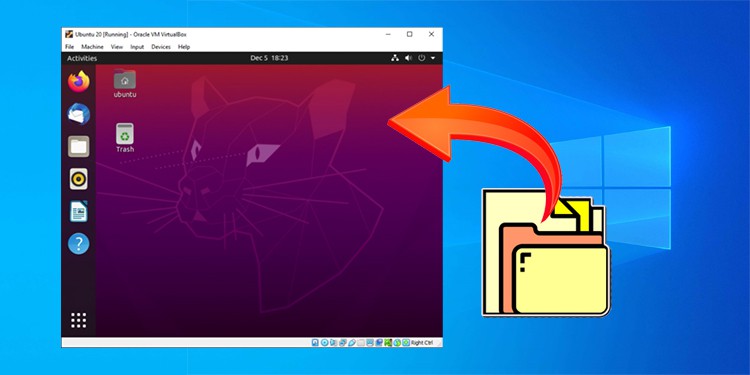transfer files to vm