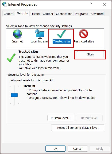 trusted-sites