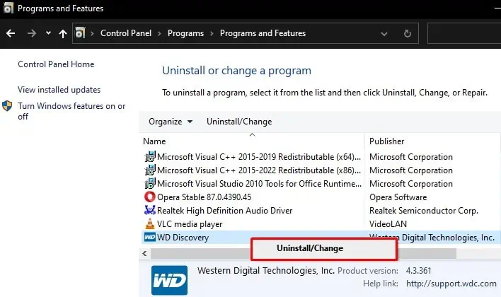 uninstall-wd-on-windows