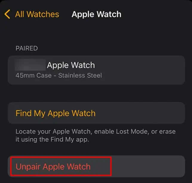 Apple Watch Exercise Ring Not Working? Here’s How to Fix 27 unpair-apple-watch