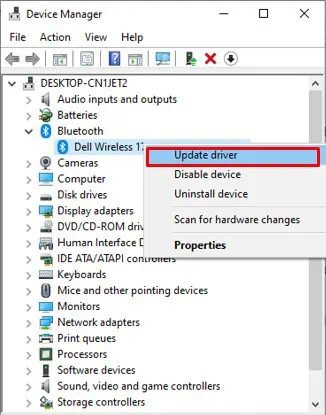 update-bluetooth-driver