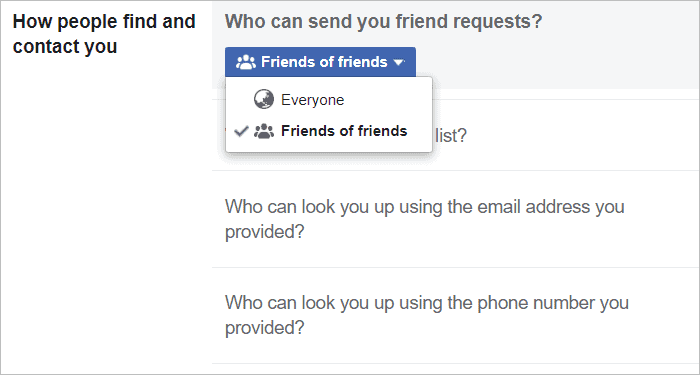 who can send you friend request