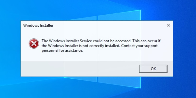 windows installer not working