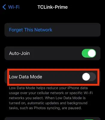11 Ways to Fix iPhone Photos Not Loading 33 And-Disable-Low-Data-Mode