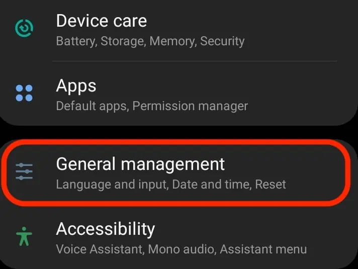 Android-General-management