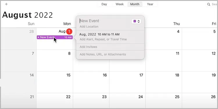 CalenderAppMac