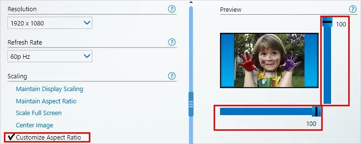 Customize-aspect-ratio-drag-slider-intel