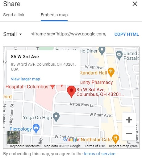 How To Send A Pin Location On Google Maps