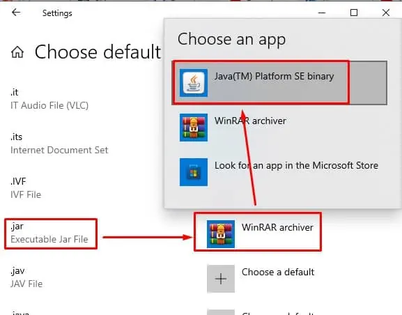 Jar-Default-app