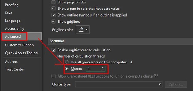 MS-Excel-Change-Processor-Count