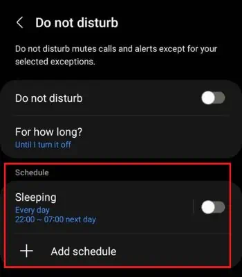 Now-adjust-the-existing-DND-schedule-or-you-can-create-a-new-one