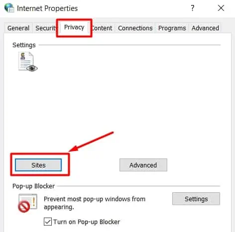 Privacy-Sites