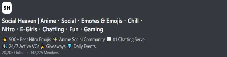 15 Best Discord Servers to Find Friends 11 Social-heaven