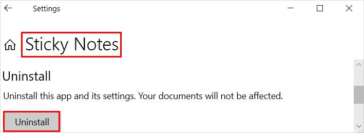 Sticky-notes-uninstall