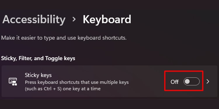 Stickykeys