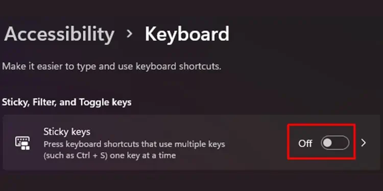 Stickykeys