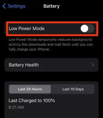 Tap-to-disable-Low-Power-Mode