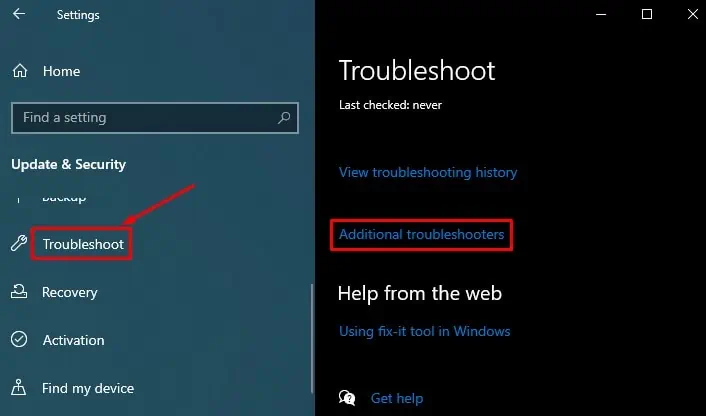 additional-troubleshooters